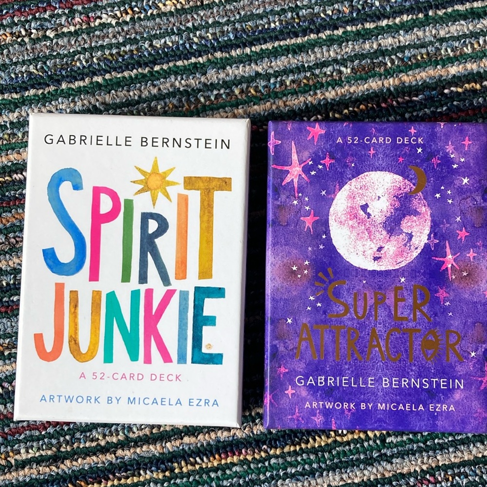 Lot of 2 used Gabrielle Gabby Bernstein Card Decks